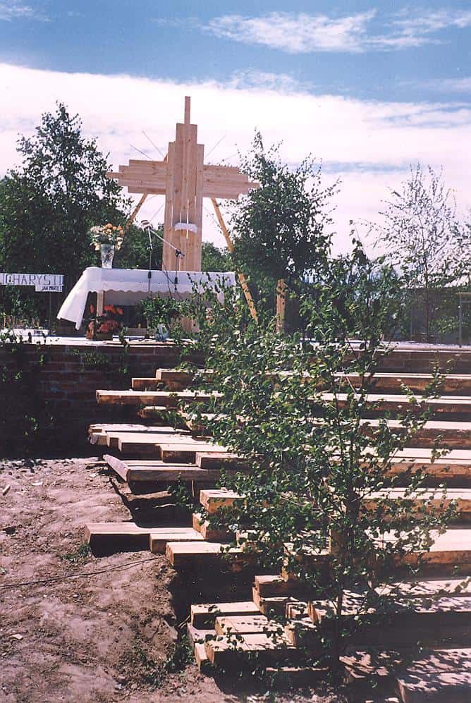 1991 Boże Ciało na fundamentach koscioła